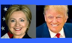 ELEIES EUA - Hillary sobe a 51% e Trump cai a 39% da preferncia do eleitorado