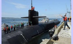Submarino nuclear dos EUA chega ao mar da Coreia