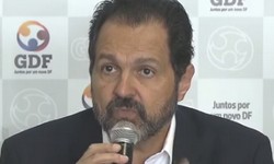 AGNELO QUEIROZ  preso o ex governador de Brasilia chega  PF