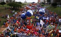 BRASLIA registra Grande Tumulto em Manifestao