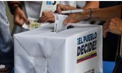 VENEZUELA - Plebiscito tem participao de 95% do eleitorado