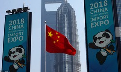 CHINA Em Xangai Exposio de Importaes responde  Guerra Comercial de Trump