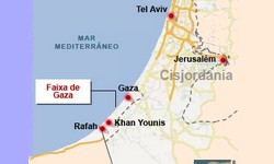 ISRAEL ataca instalaes do HAMAS aps disparos de foguetes