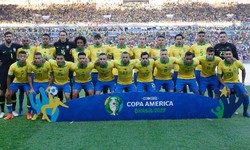BRASIL, Campeo da COPA AMRICA: Venceu o Peru por 3 x 1