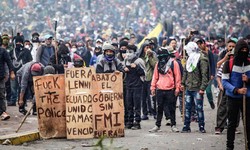 EQUADOR  Indgenas mantm protesto sob prises e massacres da polcia
