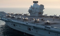 MAR DA CHINA Porta-avies HMS Queen Elizabeth junta-se s foras de Japo e EUA 