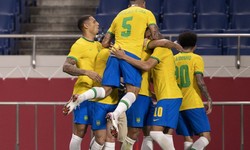 OLIMPIADAS DE TQUIO - Brasil vence Egito e vai  Semifinal do Futebol Masculino