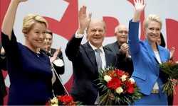 ALEMANHA  SPD Partido Social Democrata busca coaliso com Verdes e Liberais