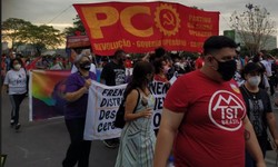 FORA BOLSONARO-BRASLIA - Milhares de Manifestantes na Esplanada neste sbado