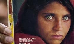 GAROTA AFEG de Olhos Verdes, da National Geographic, resgatada para a Itlia