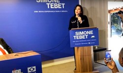 SIMONE TEBET registra no TSE candidatura  Presidncia