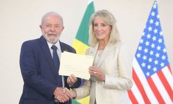 LULA recebe credenciais de novos embaixadores dos EUA, CHINA e Reino Unido
