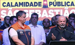 SO SEBASTIO SP - LULA promete Reconstruo de Casas em reas Seguras