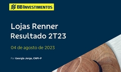 LOJAS RENNER - Resultado no 1 Trimestre/2023 NEGATIVO.